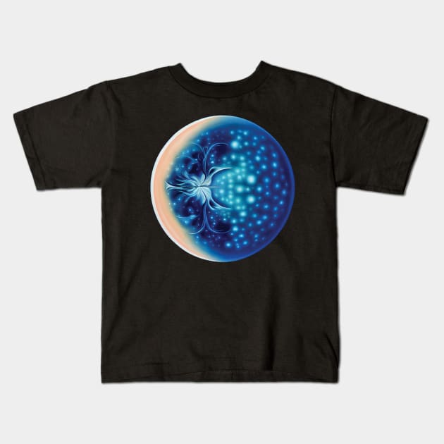 Elegant Moon Kids T-Shirt by Venus in Shade